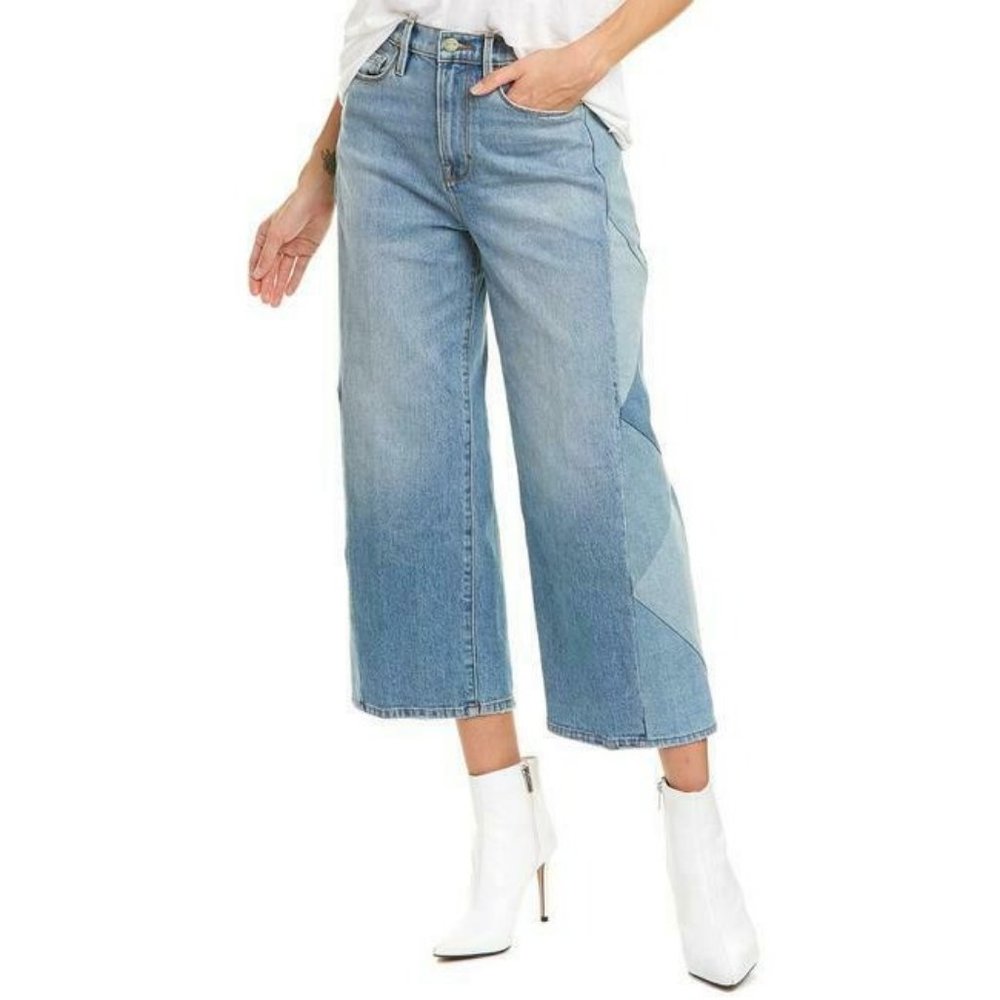 Frame Women's Size 2 Ali Wide Crop High Rise Wide Leg Jeans